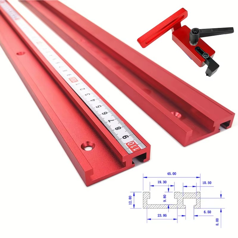 1PC Chute Aluminium alloy T-tr - đánh giá và giá Woodworking Plans