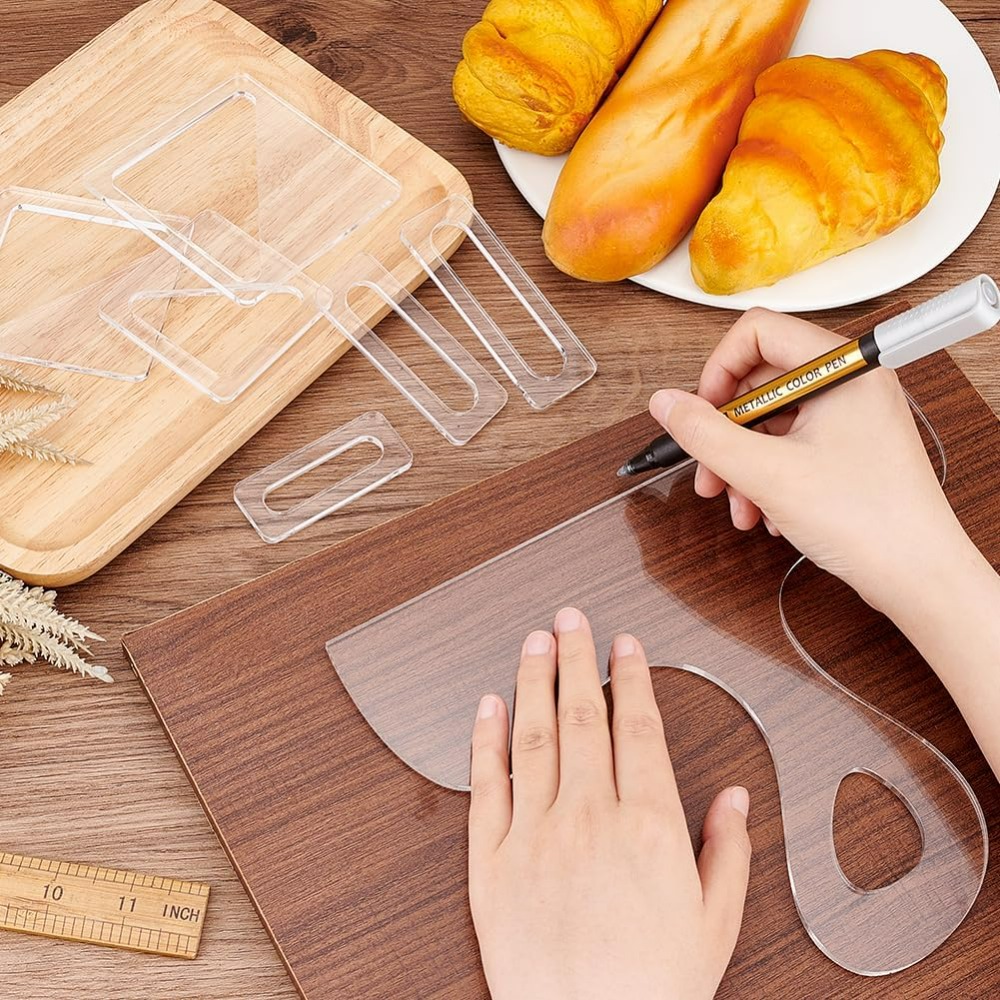7Pcs Charcuterie Template Acry - đánh giá và giá Woodworking Product