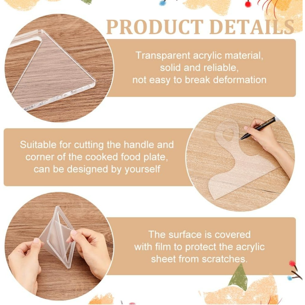7Pcs Charcuterie Template Acry - đánh giá và giá Woodworking Product