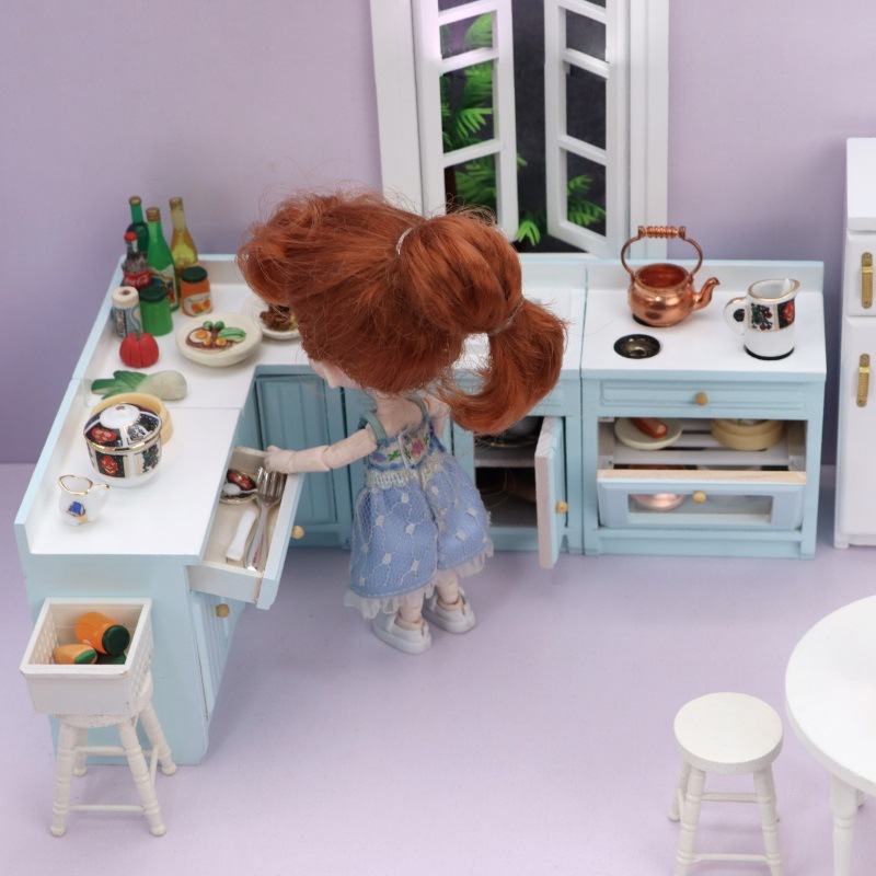 1:12 BJD DOLLHOUSE Mini Kitche - đánh giá và giá Woodworking Blueprint