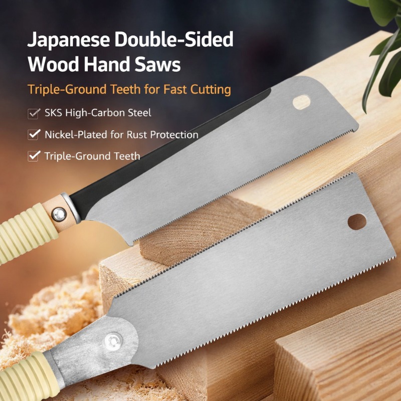 Japanese Style Double Sided Ha - đánh giá và giá Japanese Pull Saw