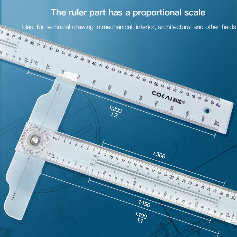 Dual-Sided T Square Ruler Clea - đánh giá và giá Woodworking Product