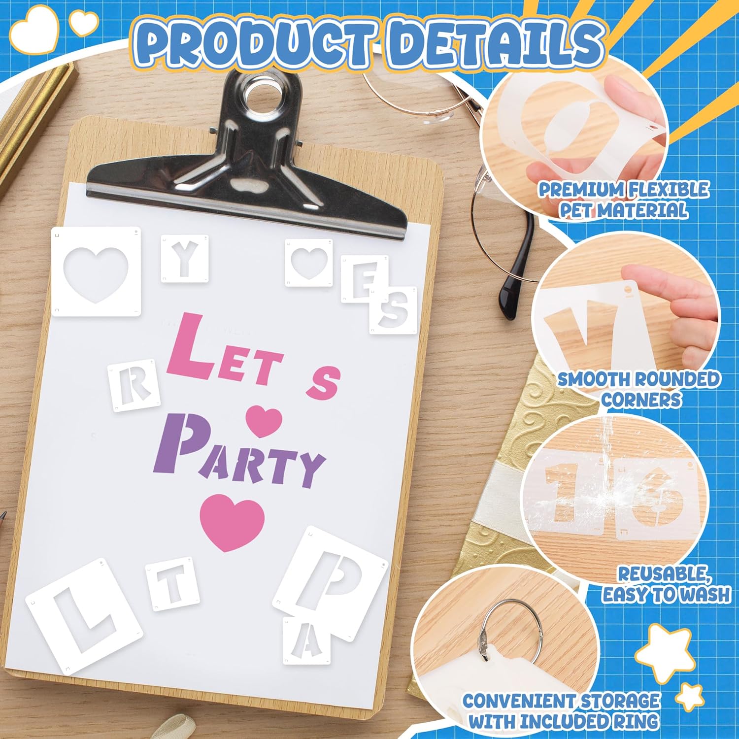 80Pcs Reusable Alphabet Number - đánh giá và giá Woodworking Easy Projects