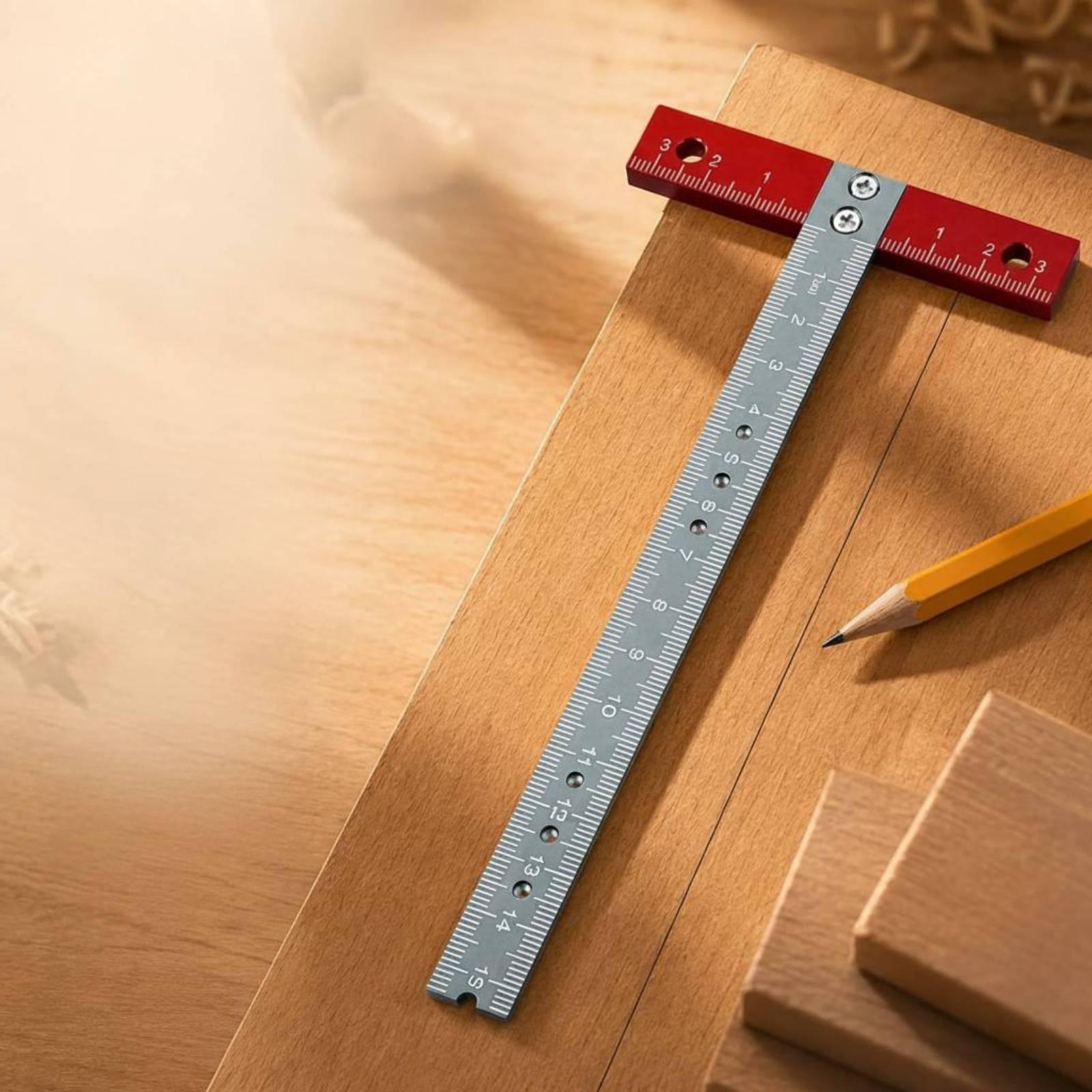 T Shaped Ruler Accurate Markin - đánh giá và giá Woodworking Workshop Layout