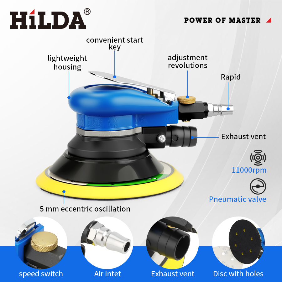 HILDA Pneumatic Sanding Machin - đánh giá và giá Woodworking Blueprint