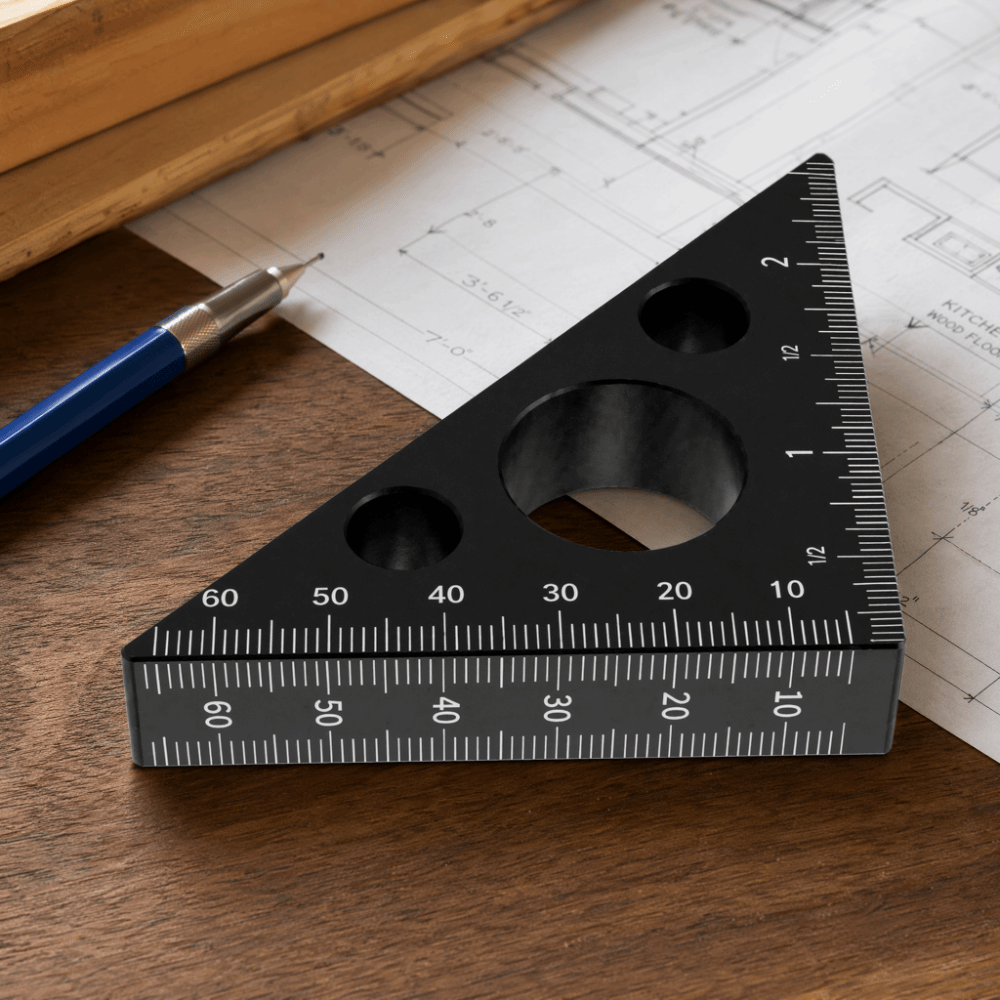 Aluminum Alloy Triangle Ruler  - đánh giá và giá Woodworking Workshop Layout