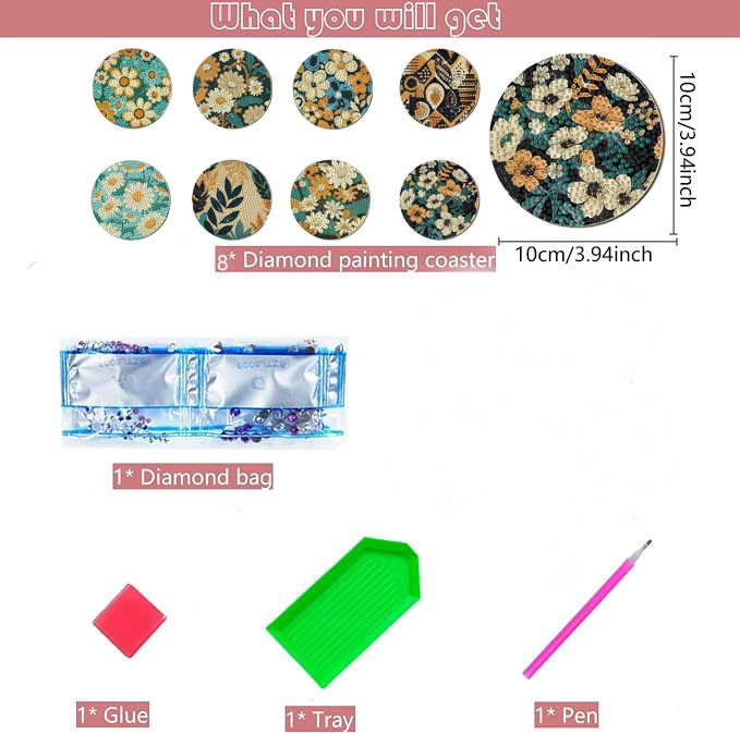 8 Pieces DIY Diamond Painting  - đánh giá và giá Woodworking Easy Projects